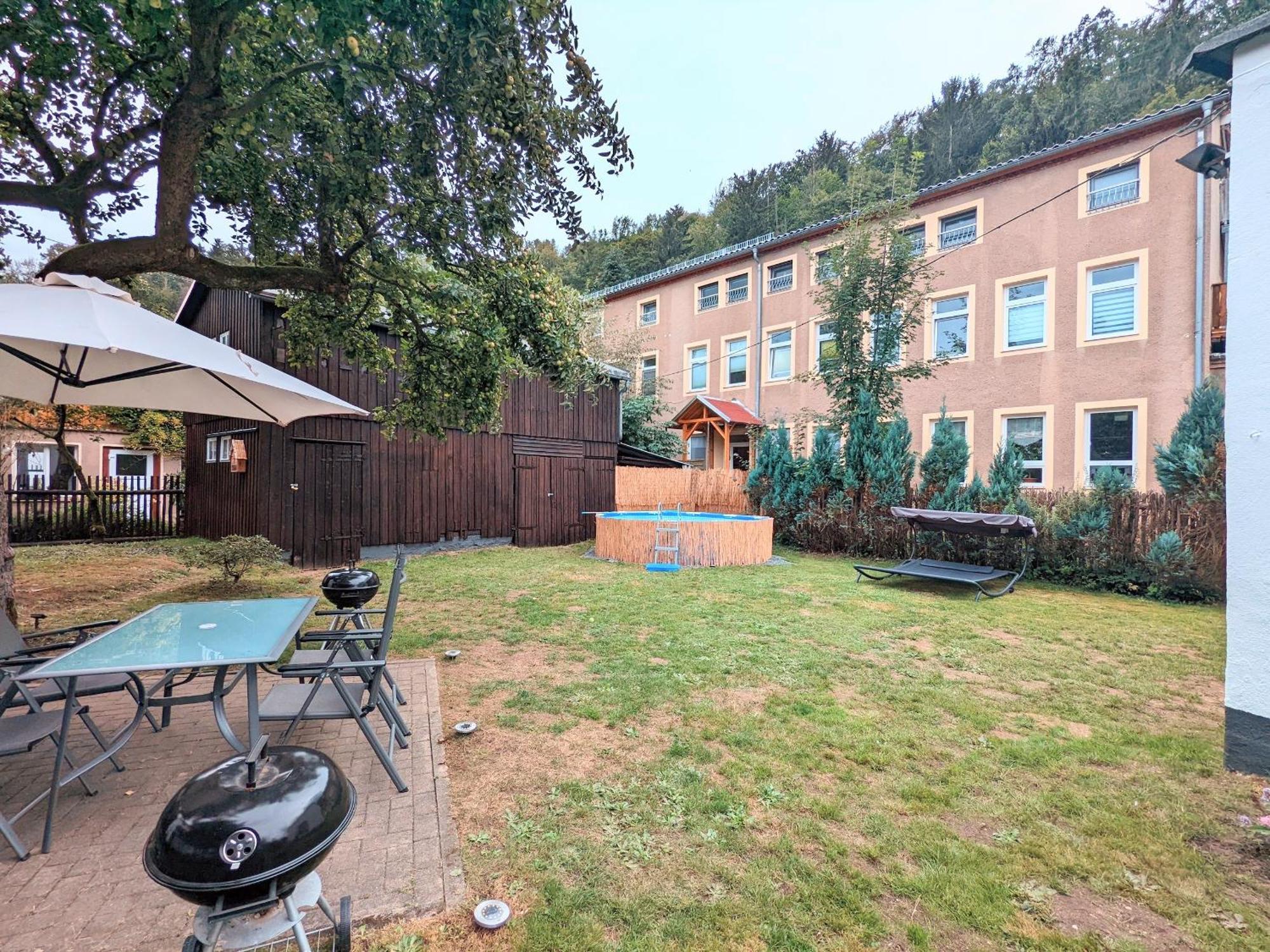 H1 - Urlaubsmagie - Pool & Terrasse Zum Entspannen Sebnitz Bagian luar foto